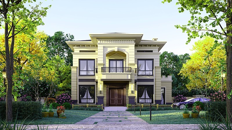 青神中式合院住宅，开放庭院与邻里乡亲更亲近